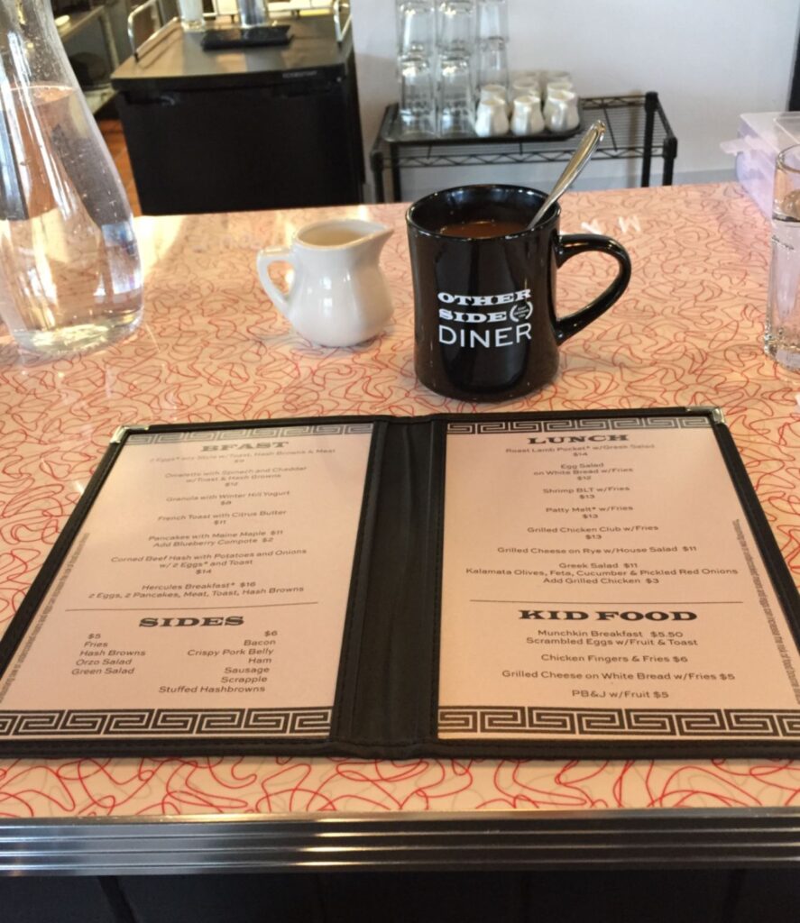 Otherside Diner Menu 4