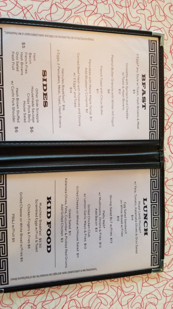 Otherside Diner Menu 6
